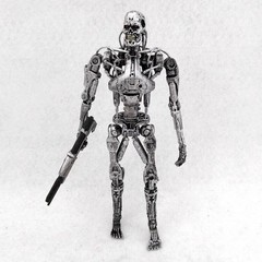 NECA The Terminator T-800 Endoskeleton PVC Action Figure Collectible Model Toy C