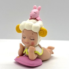 New Kewpie/Angel Collectible Mini Figure, Sleepy Sheep, Open Blind Box