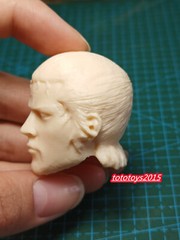 1:6 1:12 1:18 Samurai Miyamoto Musashi Head Sculpt For 12″ Male Figure Body Toy