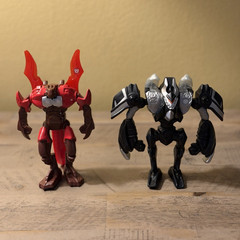 2011 McDonald’s Bakugan Black Silver Silent Strike 260G & Red Zenthon 250G