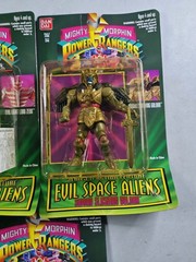 Mighty Morphin Power Rangers Evil Space Aliens Goldar Zedd Robogoat Bandai 1994
