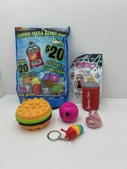 Mega Blind Bag Collectibles And Toys Special Gifts In Each Bag. Stickers Plushes