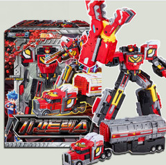Metal Cardbot S Season 2 Gigantrex Transformer Robot Action Figure Toy 2024