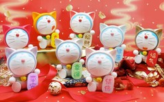 Doraemon Full of Fortune Lucky Cat Series Blind Box Confirmed Figure Toy Gift！
