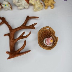1990s Littlest Pet Shop Cat Bunny Bird Cage Dog House Garden Lot of 21 Kenner