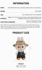🇺🇸AUTHENTIC POPMART – THE MONSTERS Fall in Wild Series – Vinyl Plush Doll