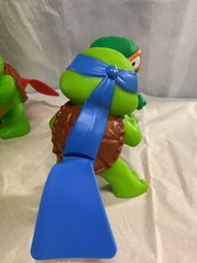 4 LOT Teenage Mutant Ninja Turtles Tootin’ Toys Mutant Mayhem Complete Set