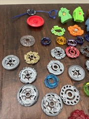 beyblade assorted lot some rare launchers metal plastic