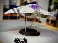 Battlestar Galactica 1978 Cylon Raider TOS Classic (14 in. ANIMATED LIGHTS)