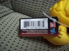 Bumblebee, Transformers 2.5″ Rubber Duck with tag attached New!
