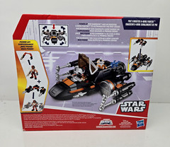 Star Wars Galactic Heroes Poes Boosted X-Wing Fighter Playset Poe & BB-8 Figures