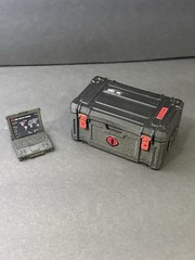 GI JOE COBRA CLASSIFIED 1:12 scale Computer Military Crate Laptop Scatter