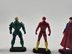 DC Comics Justice League Deluxe Mini Figz Series 1 Complete Set of 9 Figures