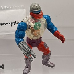 Vtg ROBOTO Motu Masters Of The Universe He-Man Action Figure Wave 4 100% 25-21