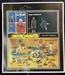 Vintage 1976 MEGO MICRONAUTS TIME TRAVELER (Clear) MOC UNPUNCHED RARE!