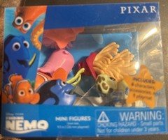 Disney Pixar Finding Nemo Critter Crate Mini Figures Set With Playmat