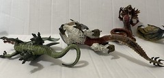 3 McFarlane Dragons Conan Fire Komodo Clan + Plastoy Medieval Battlefield Lot 4