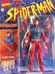 Marvel Legends Scarlet Spider Spider-Man Retro Series Action Figure New Mint