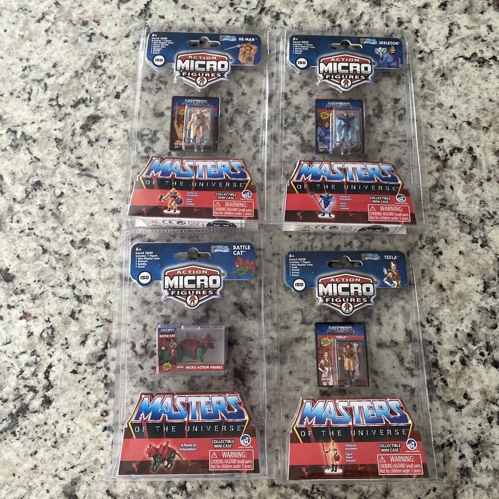 MOTU Action Micro Figures World’s Smallest Set Of 4