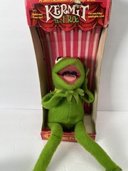 Vtg 1977 Kermit the Frog Fisher Price #850 Jim Henson Muppets Plush W/ Box
