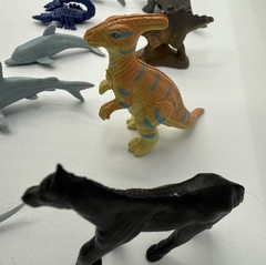 Lot Of Plastic Rubber Metal Dinosaur Shark Figures ANIMALS & OTHER Toys Vintage