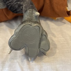 JURASSIC WORLD Baby BLUE Dinosaur Animatronic Hand Puppet REAL FX Wow Stuff EUC!