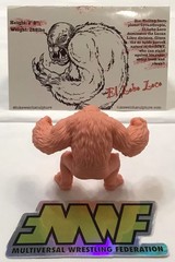 LUKE WELCH SCULPTURE RARE MWF EL LOBO LOCO MINI FLESH COLOR RESIN MUSCLE FIGURE