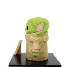 Yoshitoku Star Wars Grogu Baby Yoda Kimekomi Doll Figure W3.5in H3.1in D2.8in