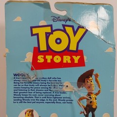 Rare NOS Toy Story Figure Doll SHERIFF WOODY NEW Disney Pixar Thinkway NIB 13″