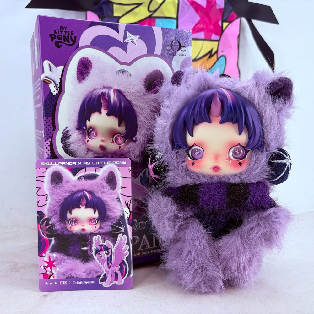 POP MART x Skullpanda My Little Pony Series Plush Doll Figure – Twilight Sparkle