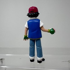 Pokemon Ash Ketchum Figure Tomy Monster Catcher Trainer Vinyl Figurine 5″ 1998