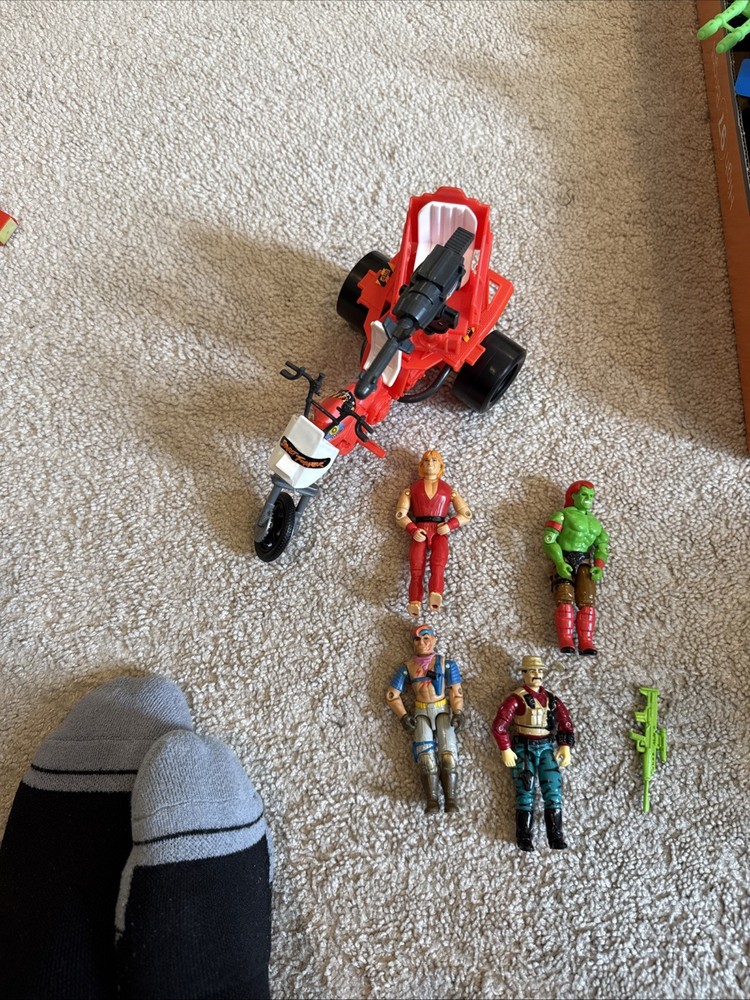 1994 HASBRO GI JOE STREET FIGHTER KARATE CHOPPER Ken Blanka Gung Ho Zander Lot