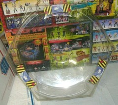 Vintage clear Stadium Arena for Beyblade Full Size no brand aprox 15.5″ Cover?