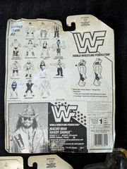WWF Hasbro Cardbacks w Bubbles – WWE LJN Vintage Titan Sports Damaged Cards