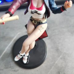 Harley Quinn Suicide Squad Figure DC Comics Baseball Bat Sitting Replica Toy