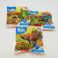 3 Kidsi Dinosaur Models Sealed Blind Bags 2 Dinosaurs Each