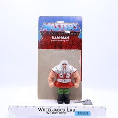 Ram Man W/12 Cardback 100% Complete He-Man Masters of the Universe MOTU 1982