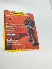 💥RARE 1986 Starcom SHADOWBAT 100% complete Maj Klag w VISOR ID card WORKS💥