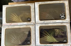 GOT Game Of Thrones Titan Vinyl Figures DRAGON TITAN Exclusive Limited Set Of 4
