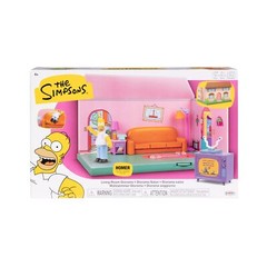 The Simpsons House Living Room Diorama Playset with Homer Figure and Accessories