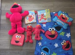 GIANT Lot of Elmo Items!! Toys, Books. Blanket, Plush – Seasame Street