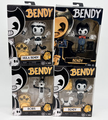 Bendy and the Ink Machine: Hula Bendy, Boris, Bendy Set of 4 Jakks Pacific
