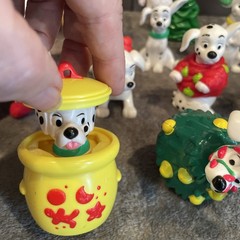 Vintage Disney’s/ Mc Donald’s PVC Toys Lot Of 20 Christmas Theme 101 Dalmatians