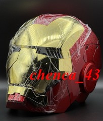 US Ship!!! Iron Man 1:1 MK5 Deformable Voice Control Wearable Helmet Boxed Gift