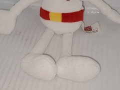 2001 Vintage Toy Soft Plush Doll Danger Mouse Cartoon Figure. RARE HTF Collectib