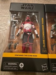 🔥 Star Wars The Black Series Clone Commander Doom #23 Commander Thorn #24 NEW
