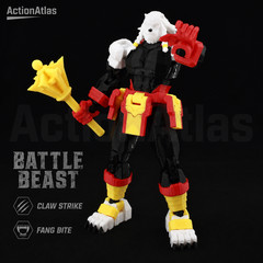 3D Printed Invincible Battle Beast Action Figure – Multi-Jointed Superhero Anime