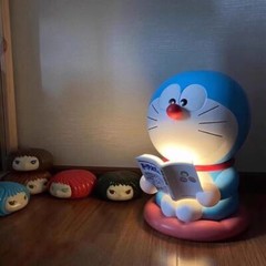 Cartoon Doraemon Touch-sensitive Lamp Night LED Light Toy Figure Collection Gift