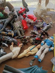 Huge Mixed Figure & Acccessoryy Lot,Skylander,Fortnite,Venom,Zombies, Plus Many