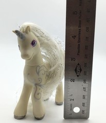 My Little Pony G2 Princess Silver Swirl SILVER Unicorn Horn Star Barrettes 1997